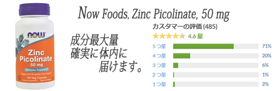 Now Foods, Zinc Picolinate, 50 mg, 120 Capsules.jpg